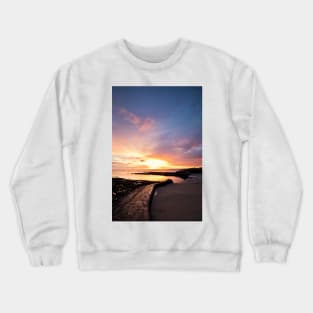 December sunrise at Cullercoats Bay Crewneck Sweatshirt